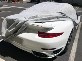 img 2 attached to 🚗 CarsCover Custom Fits Porsche 911 (991/992 Series) Carrera / Targa / Turbo / GTS Car Cover - 5 Layer Ultrashield Covers (2012-2021)