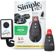 efficient key programmer and key fob designed for chrysler, 🔑 dodge, jeep, ram, volkswagen vehicles: easy keyless entry remote fob & key logo