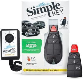 img 4 attached to Efficient Key Programmer and Key Fob Designed for Chrysler, 🔑 Dodge, Jeep, Ram, Volkswagen Vehicles: Easy Keyless Entry Remote Fob & Key