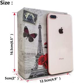 img 3 attached to 📸 Capture Precious Memories with Wei Long Photo Album - 100 Pockets for 4"x 6" Photos, Featuring Eiffel Tower