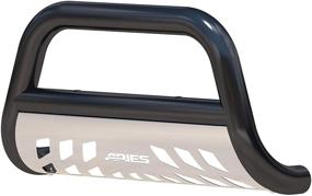 img 3 attached to 🚘 Upgrade Your Toyota 4Runner with the ARIES B35-2005 3-Inch Black Steel Bull Bar - No-Drill Installation!