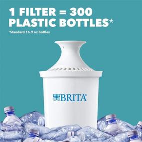 img 1 attached to 💧 Refreshing Drinking Water in Style: Brita Large 10 Cup Grand Water Pitcher with Filter - BPA Free - Green