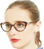 👓 occi chiari stylish reading glasses cateye reader - spring hinge - available in 1.0 to 6.0 strengths logo