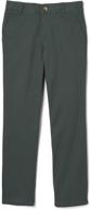 girls' straight leg pant by french toast logo