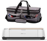 arsh carrying case for cricut explore air & maker, tote bag for cricut explore air 2 & silhouette cameo 3 – grey double layer (accessories excluded) logo