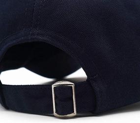 img 1 attached to 🧢 Matching Skipper Boating Baseball Caps - Captain Hat & First Mate, Nautical Navy Marine Sailor Hats