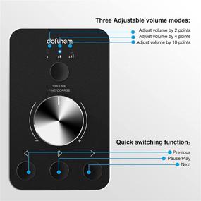 img 2 attached to 🔊 USB Audio Volume Control Knob - Multimedia Controller with Mute Function, Pause/Play/Forward/Next Button, for PC Computer - Compatible with Win7/8/10/XP/Mac OS