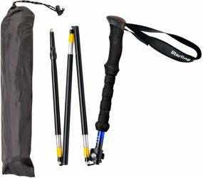 img 2 attached to 🏔️ Sterling Endurance Trekking Poles - Collapsible Hiking Poles for All Terrain (Buy 1 or 2 Poles)