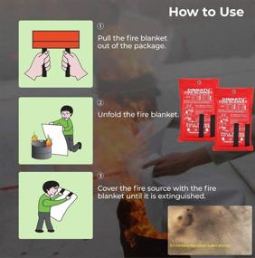 img 3 attached to 🔥 DIBBATU Fire Retardant Fireplace: Occupational Health & Safety Products for Emergencies