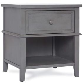 img 1 attached to Evolur Universal Nightstand Antique Bronze Furniture for Bedroom Furniture