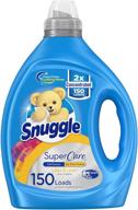 🌺 snuggle supercare жидкий кондиционер для ткани: лилии и лен, удвоенная концентрация, 150 загрузок - идеальная мягкость для вашего белья. логотип