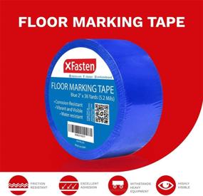 img 3 attached to 🚧 Foster Safety with X Fasten Floor Marking Vinyl Tape: Essential Occupational Health & Safety Product