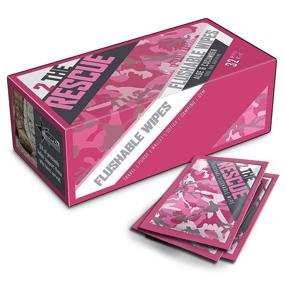 img 4 attached to RESCUE Travel Wipes Pink Camo