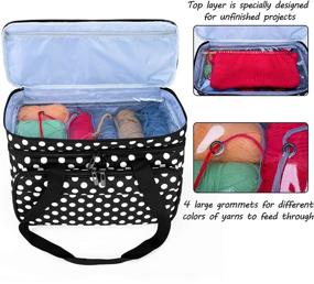 img 3 attached to CURMIO Double Layer Knitting Compartments Accessories