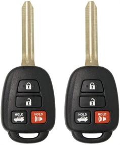 img 4 attached to New Keyless Entry Remote Car Key Replacements - Keyless2Go HYQ12BDM, HYQ12BEL (H Chip, 2 Pack) - Improved SEO