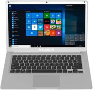 💻 ноутбук hyundai thinnote-a 14.1" - celeron, 4 гб озу, 64 гб память, слот для sata hdd, windows 10 home s mode - серебро логотип