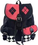 🎒 canvas bundle backpack featuring harley quinn logo