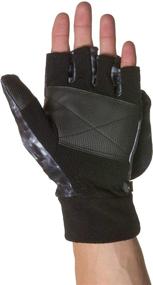 img 3 attached to Aqua Design Convertible Mittens Weather Men's Accessories and Gloves & Mittens
