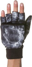 img 4 attached to Aqua Design Convertible Mittens Weather Men's Accessories and Gloves & Mittens