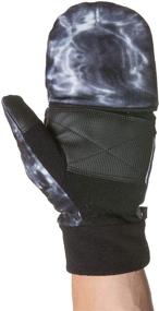 img 1 attached to Aqua Design Convertible Mittens Weather Men's Accessories and Gloves & Mittens