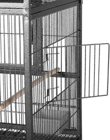 img 1 attached to Enhance Your Breeding Experience with Prevue Pet Products F075 Hampton Deluxe Divided Breeder Cage