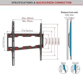 img 1 attached to Barkan TV Wall Mount: 19-65 inch Fixed, No Stud, No Drill Bracket with Auto Lock & 5 Year Warranty - Holds up to 71lbs, Fits LED OLED LCD - Includes 6 ft 4K HDMI Cable!