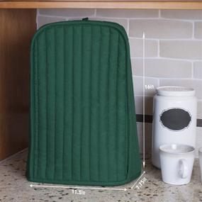 img 1 attached to 🔒 Protect Your Ritz Coffee Maker with a Stylish Dark Green Cover