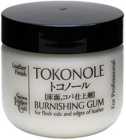 img 4 attached to 🔥 Enhance Your Leathercraft with Seiwa Tokonole Leather Finish Burnishing Gum Clear (120g)