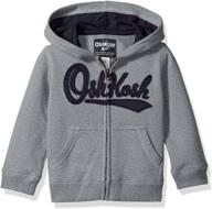 boys' full zip logo hoodie by oshkosh b'gosh logo