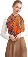 🧣 стильный и универсальный: женский шарф extra large orange grace scarves - необходимый аксессуар для женских шарфов и палантинов. логотип