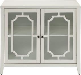 img 3 attached to 🏬 ACME FURNITURE AC-97384 White Cabinet - One Size