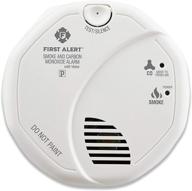 🔥 first alert sco7cn combination smoke and carbon monoxide detector: voice & location enabled, battery operated - white logo