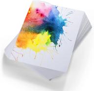 premium 9 x 12 inch watercolor paper pack – ideal for students & beginners – cold press, 120 sheets logo