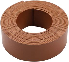 img 2 attached to 🔗 Picheng Double Sided Brown Smooth Leather Strip - 72 Inches Long (1 Inch Wide) | Perfect for Pet Collars, Traction Ropes, Belts, Handles, Watch Straps & More DIY Craft Projects!