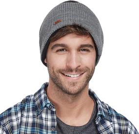 img 3 attached to 🧣 Warm Winter Beanie Hat: LETHMIK Fleece Lined Mens Knit Ski Skull Cap