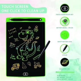 img 2 attached to 8.5inch Blue LCD Writing Tablet - Reusable Doodle Board and Drawing Pad for Kids and Adults