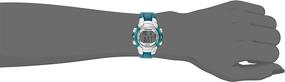 img 3 attached to Timex Marathon Unisex Digital Watch, 🕰️ T5K817 - Mid-Size Light Blue/Silver Resin Strap