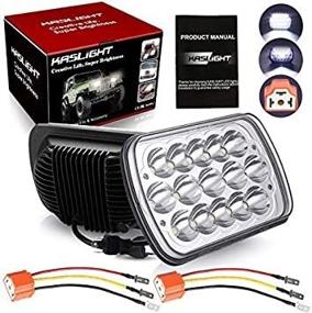 img 2 attached to H6054 LED фары с керамическим гнездом H4 - Обновите свой 🔦 Jeep XJ YJ Cherokee E250 с помощью герметичных 7x6 LED фар с функцией дальнего и ближнего света.