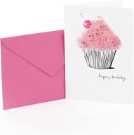 hallmark signature birthday card (pink cupcake) логотип