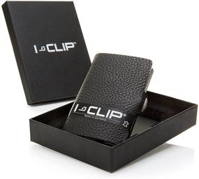 img 3 attached to I CLIP Gunmetal Carbon Wallet: Streamlined Minimalist Design for Effortless Organization