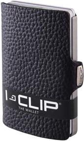 img 4 attached to I CLIP Gunmetal Carbon Wallet: Streamlined Minimalist Design for Effortless Organization