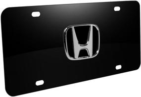 img 2 attached to 🚗 Upgrade Your Honda Ride with Au-Tomotive Gold, INC. Honda 3D Logo Black Metal Auto