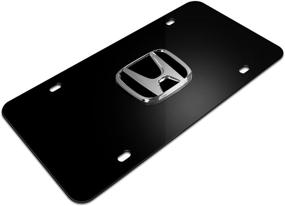 img 1 attached to 🚗 Upgrade Your Honda Ride with Au-Tomotive Gold, INC. Honda 3D Logo Black Metal Auto