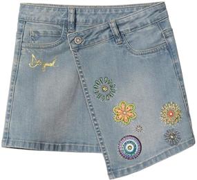 img 1 attached to Vibrant and Trendy: Desigual 🌈 Girls' Skirt Denver for Fashion-Forward Kids!