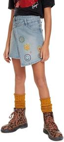 img 4 attached to Vibrant and Trendy: Desigual 🌈 Girls' Skirt Denver for Fashion-Forward Kids!