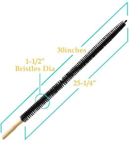 img 3 attached to 🧹 Ultimate Dryer Care Kit: 30 Inch Long Flexible Vent Brush for Cleaner Air and Efficient Drying, Including Refrigerator Coil Brush and Lint Trap Remover