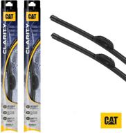 🚗 caterpillar clarity premium all-season windshield wiper blades for car truck van suv - 22 inch pair (front windshield) logo