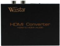 hdmi в hdmi с оптическим spdif и аудиоконвертером rca l/r-извлекатель (hdmi-вход, hdmi + цифровой/аналоговый аудиовыход) логотип