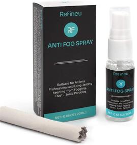 img 4 attached to RefineU Anti Fog Spray for Glasses and Masks, Nanotechnology Formula, Safe for All Lenses, Long-Lasting Defogger for Eyewear, Goggles, Mirror - 20ml