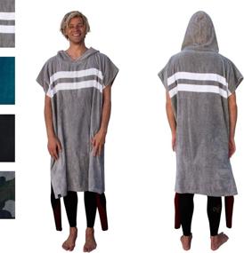 img 4 attached to High-Quality Microfiber Surf Poncho (Wetsuit Changing Robe/Towel) - Choose from Various Vibrant Colors